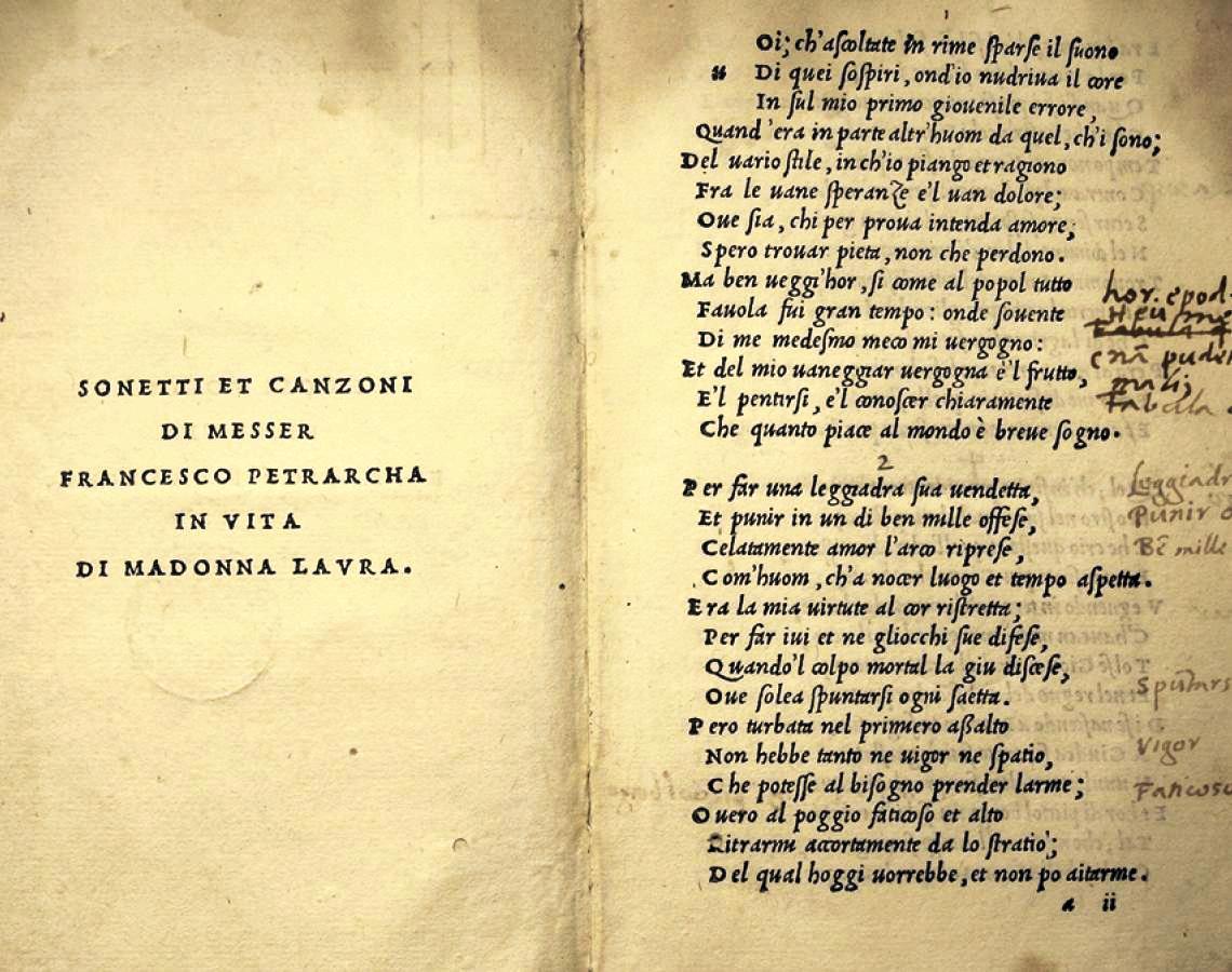 Francesco Petrarca, Più volte Amor m’avea già detto: Scrivi…